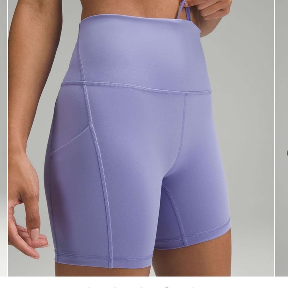 lululemon athletica Pants - Lululemon Wunder Train High-Rise Short 6" Dark Lavender